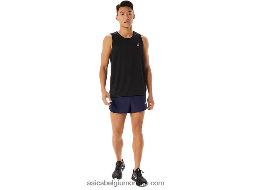 mannen split short V6HXR2181 peacoat Asics