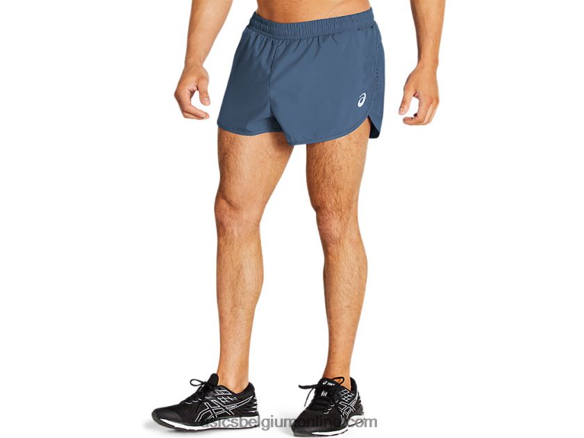 mannen split short V6HXR21821 stormblauw Asics