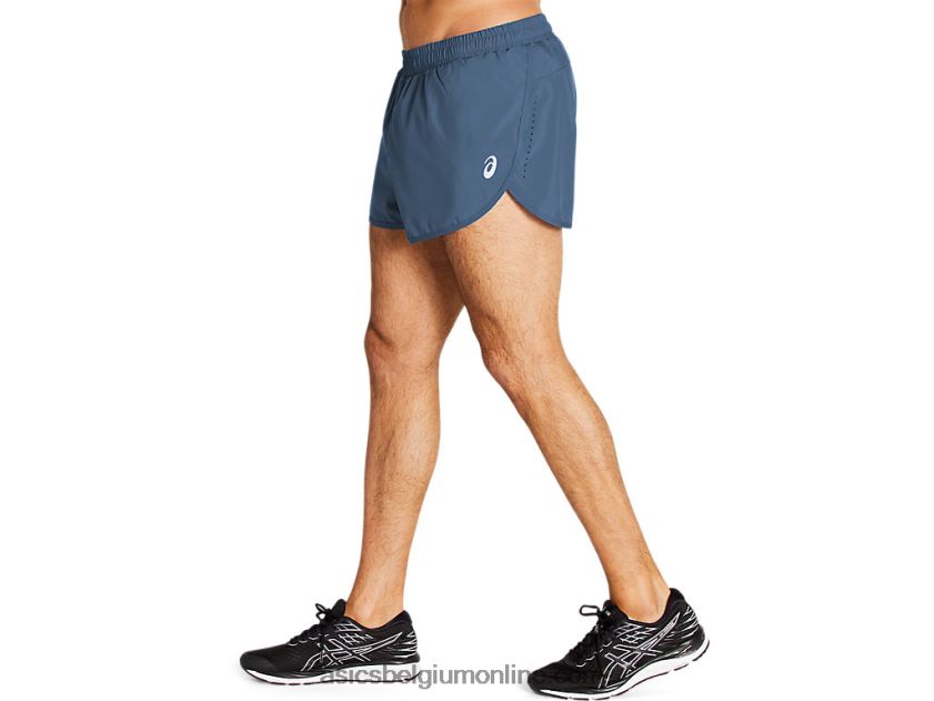mannen split short V6HXR21821 stormblauw Asics