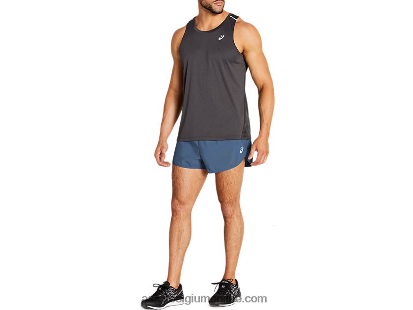 mannen split short V6HXR21821 stormblauw Asics
