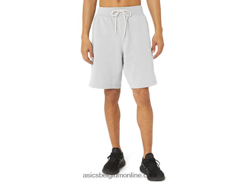 zondag sana fleece short voor heren V6HXR213 lichtgrijze heide Asics