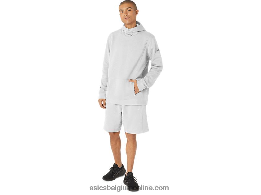 zondag sana fleece short voor heren V6HXR213 lichtgrijze heide Asics