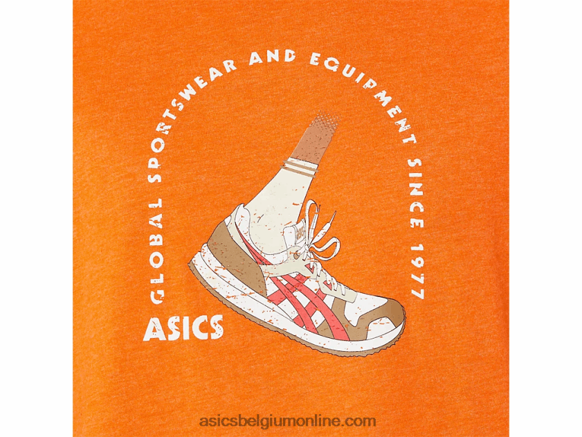 1977 Global Sportswear T-shirt met korte mouwen V6HXR21268 goudsbloem heide Asics