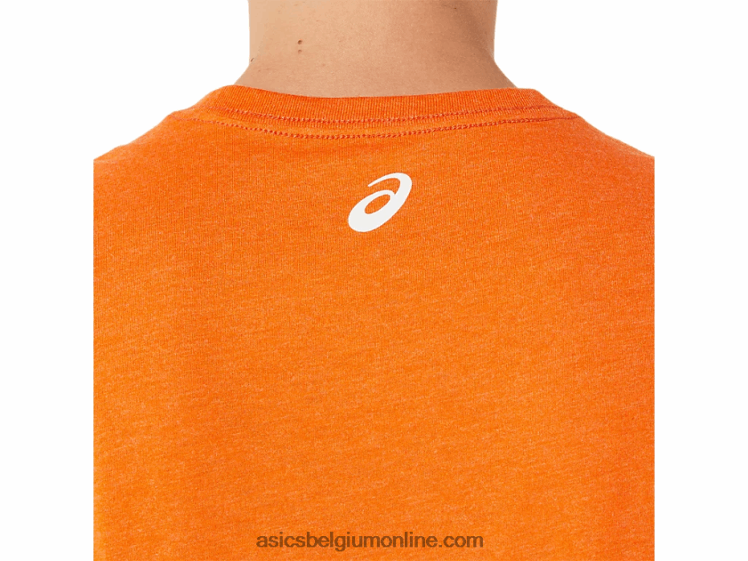 1977 Global Sportswear T-shirt met korte mouwen V6HXR21268 goudsbloem heide Asics