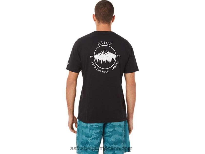 Bergt-shirt uit 1977 V6HXR21910 prestatie zwart Asics