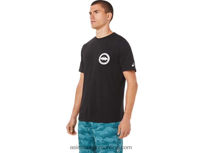 Bergt-shirt uit 1977 V6HXR21910 prestatie zwart Asics