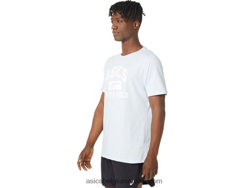 Uniseks atletiekshirt met grafische print V6HXR2179 zachte lucht Asics