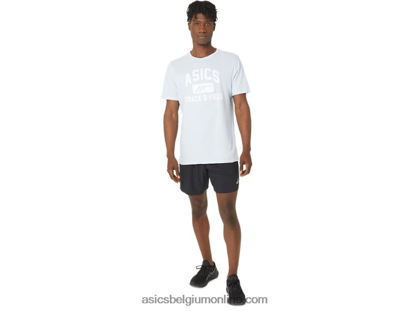 Uniseks atletiekshirt met grafische print V6HXR2179 zachte lucht Asics
