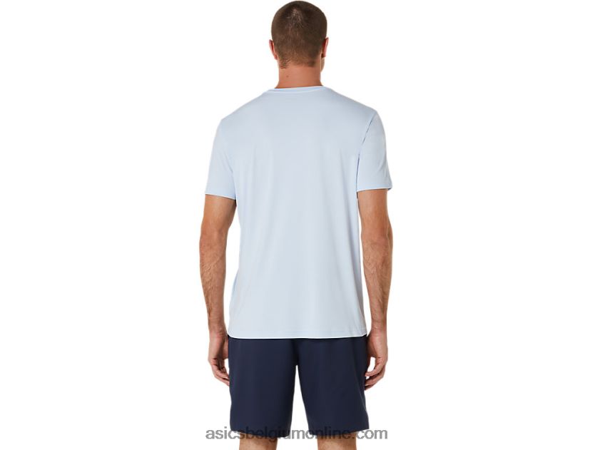 court gs graphic heren-T-shirt V6HXR2474 zachte lucht Asics