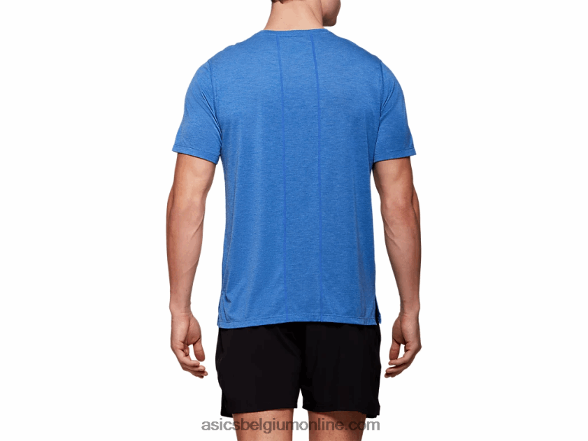 dorai herentop met korte mouwen V6HXR22121 blauwe heide Asics