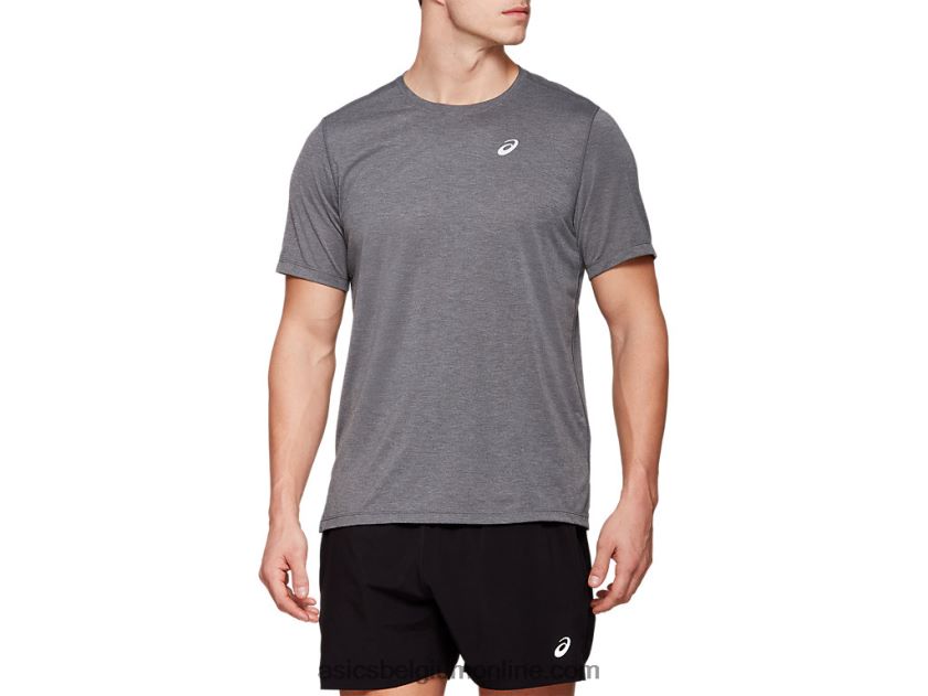 dorai herentop met korte mouwen V6HXR22122 donkergrijze heide Asics