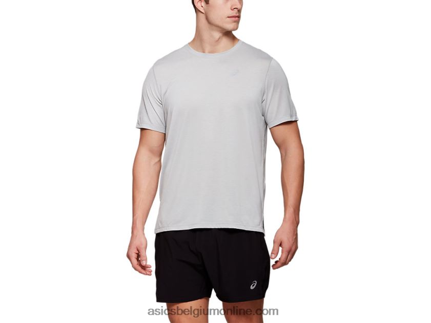dorai herentop met korte mouwen V6HXR22123 lichtgrijze heide Asics