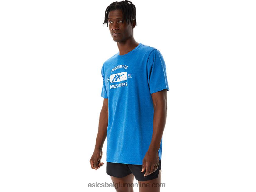 eigenschap met korte mouwen van sport-T-shirt V6HXR21231 meer rijden heide Asics