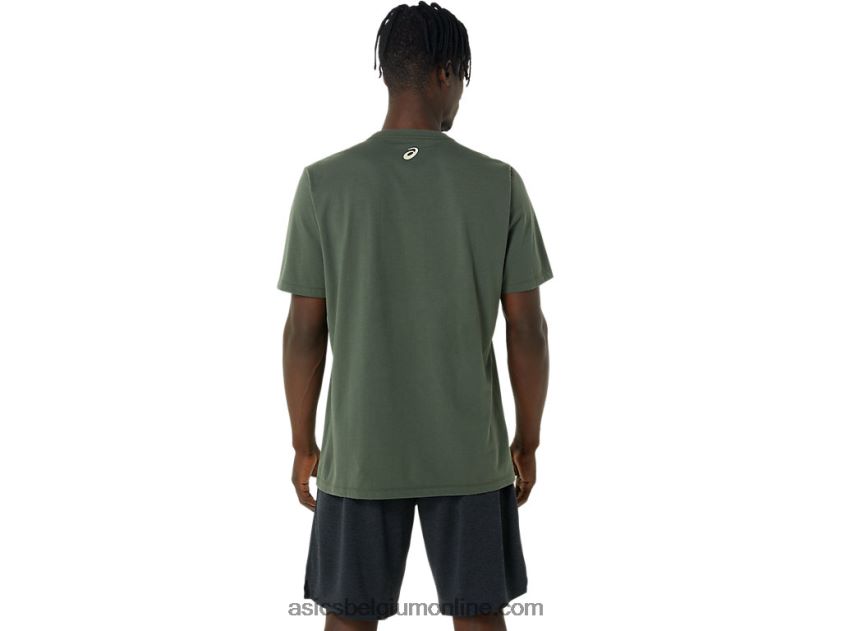 erfgoed 1977 T-shirt V6HXR2875 olijf canvas Asics