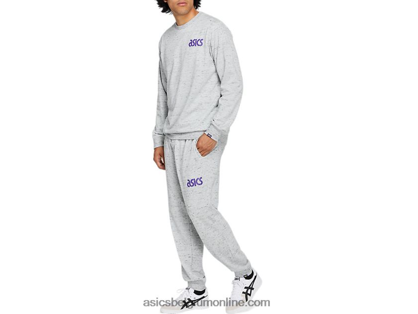 ft bij gpx crew V6HXR2325 piemontese grijze heide Asics