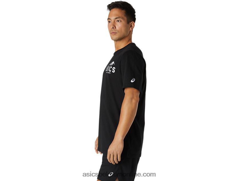 fuji-t-shirt uit 1977 V6HXR22034 prestatie zwart Asics