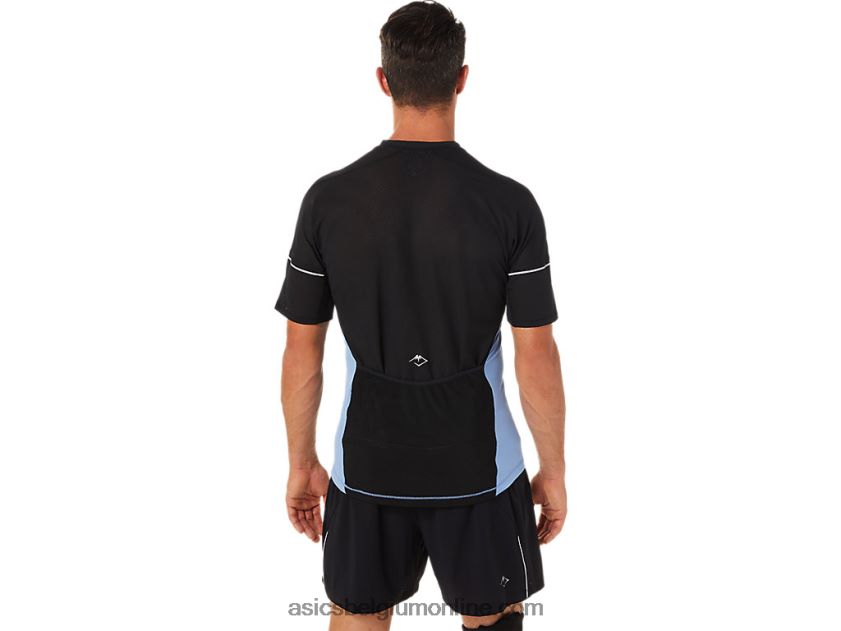 fujitrailtop voor heren V6HXR21433 blauw harmonie/performance zwart Asics