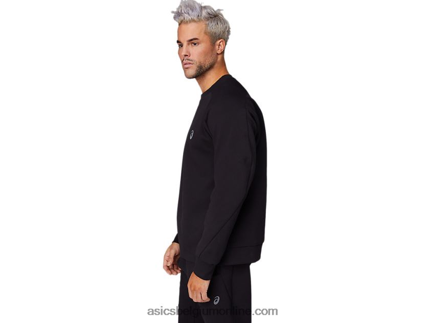 gebreide crew voor heren V6HXR21667 prestatie zwart Asics