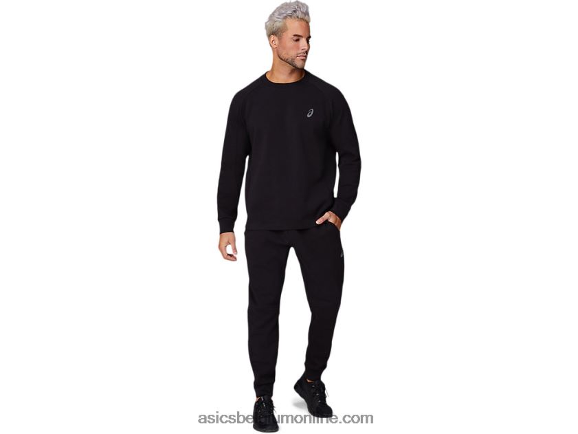 gebreide crew voor heren V6HXR21667 prestatie zwart Asics