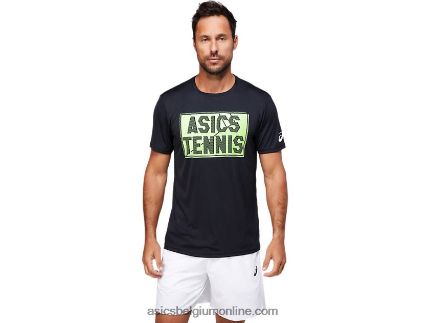 grafisch T-shirt voor heren V6HXR21791 prestatie zwart Asics