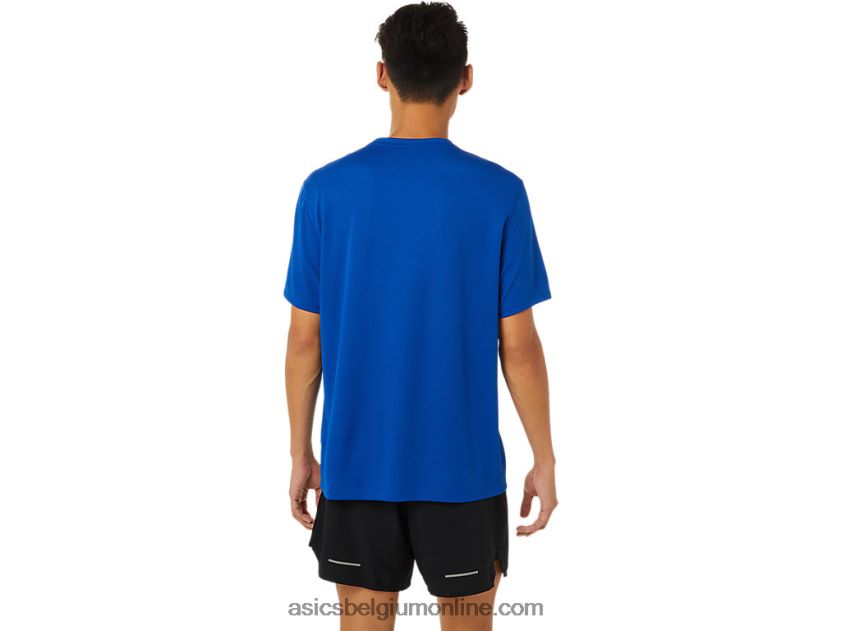 heren bos confectie korte mouw ii V6HXR21698 blauw Asics