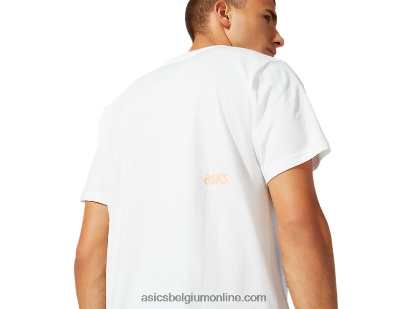 heren jersey dt graphic T-shirt met korte mouwen V6HXR21933 room Asics