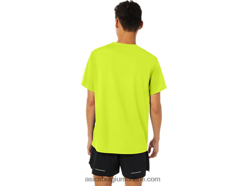 heren la marathon korte mouw V6HXR21625 veiligheid geel Asics