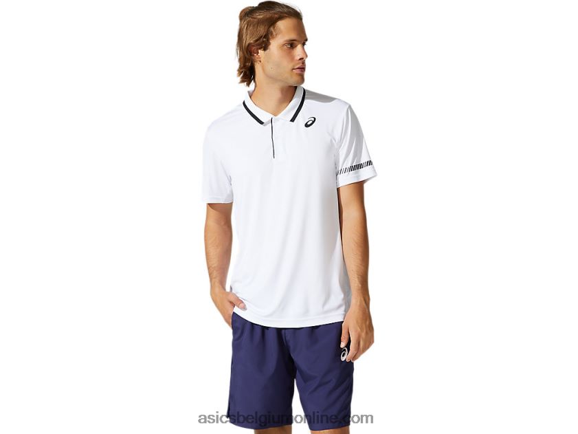 heren poloshirt V6HXR21965 briljant wit Asics