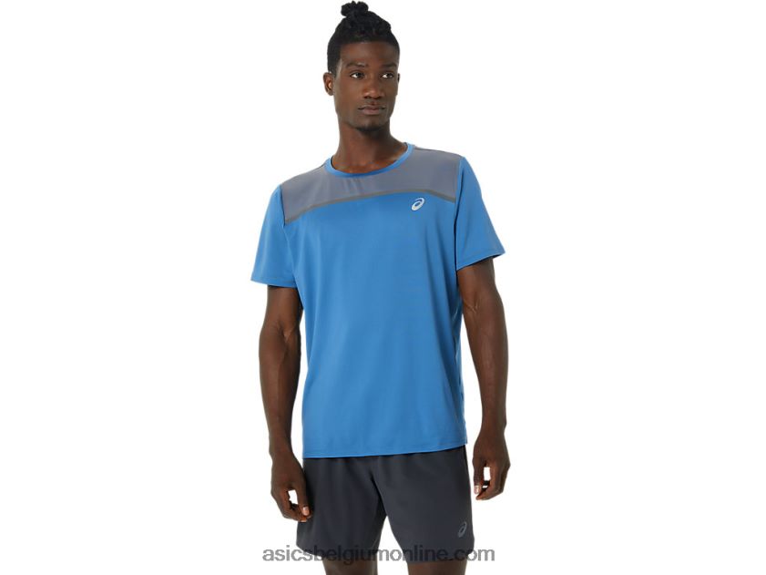 heren pr lyte korte mouw V6HXR21032 azuur/metropool Asics