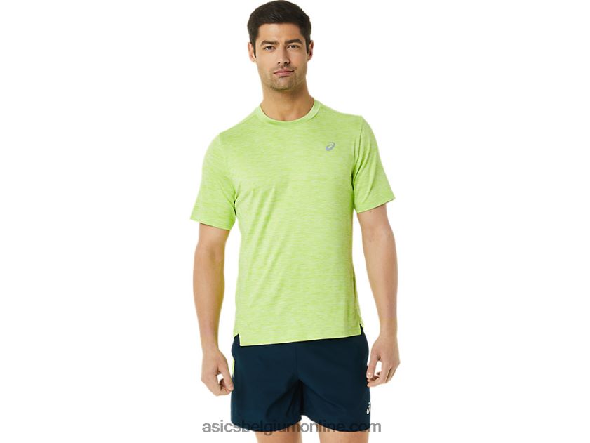 heren pr lyte korte mouw V6HXR21366 gevaarlijke groene heide Asics