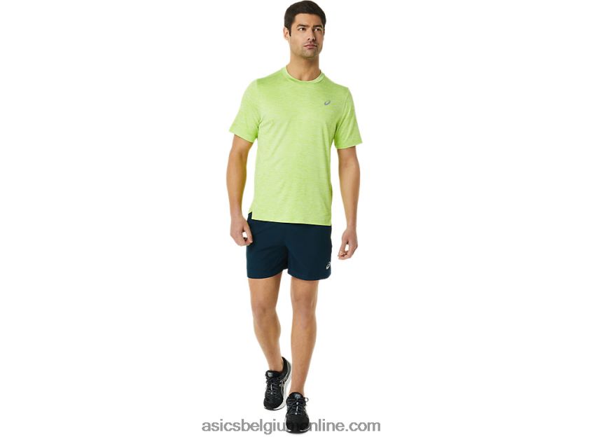 heren pr lyte korte mouw V6HXR21366 gevaarlijke groene heide Asics