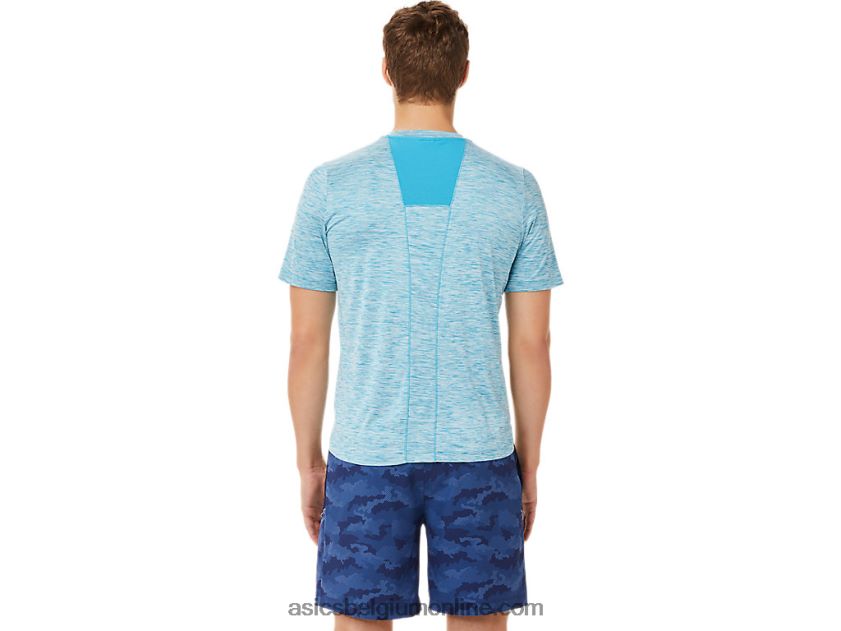heren pr lyte korte mouw V6HXR22024 groenblauw Asics