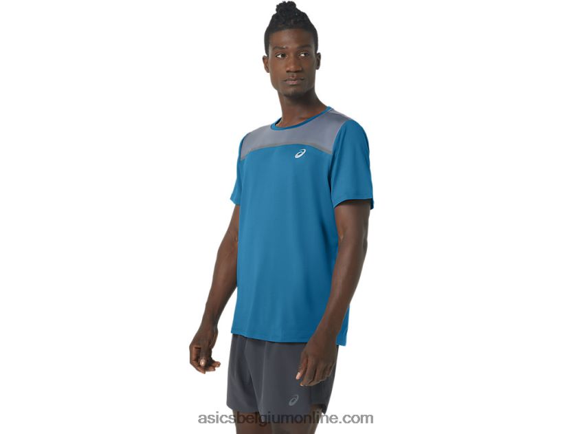heren pr lyte korte mouw V6HXR2229 eiland blauw Asics
