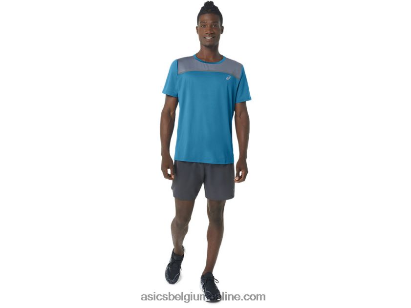 heren pr lyte korte mouw V6HXR2229 eiland blauw Asics