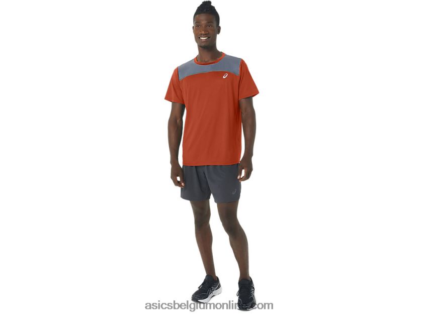 heren pr lyte korte mouw V6HXR2305 kruiden latte Asics