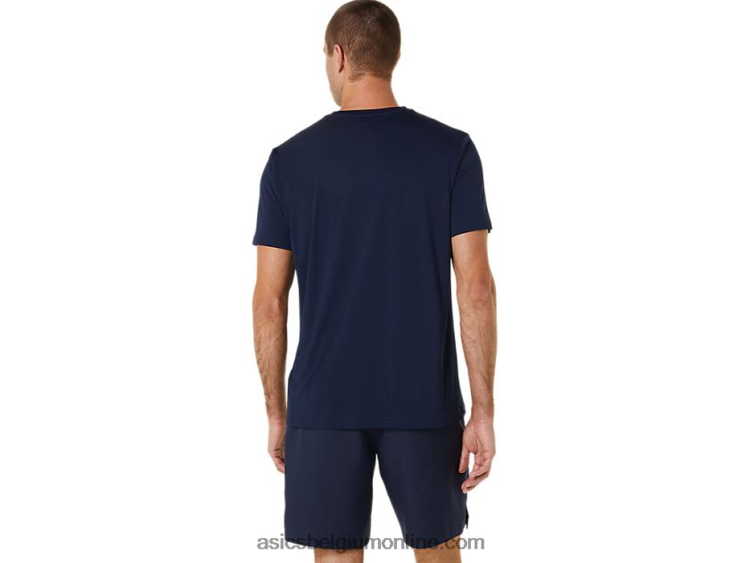 heren pumps met grafisch T-shirt V6HXR2520 middernacht Asics