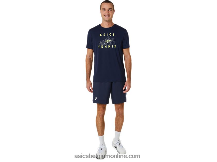 heren pumps met grafisch T-shirt V6HXR2520 middernacht Asics