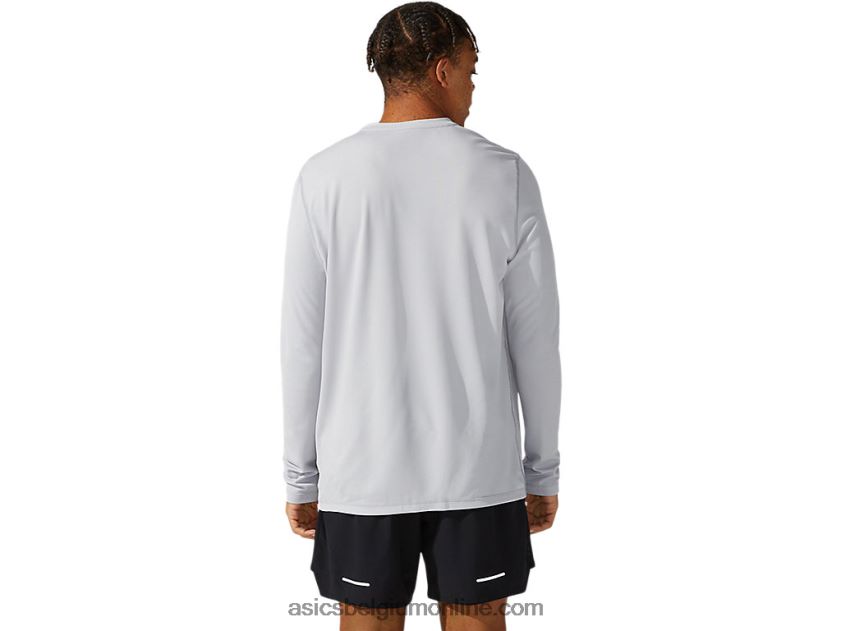 heren ready-set ii lange mouw V6HXR21095 midden grijs Asics
