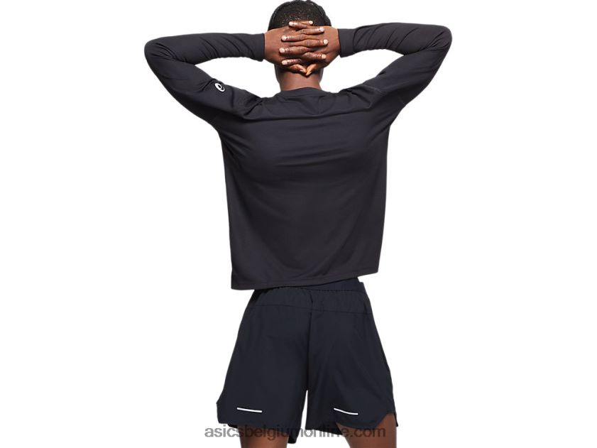 heren ready-set ii lange mouw V6HXR2842 prestatie zwart Asics