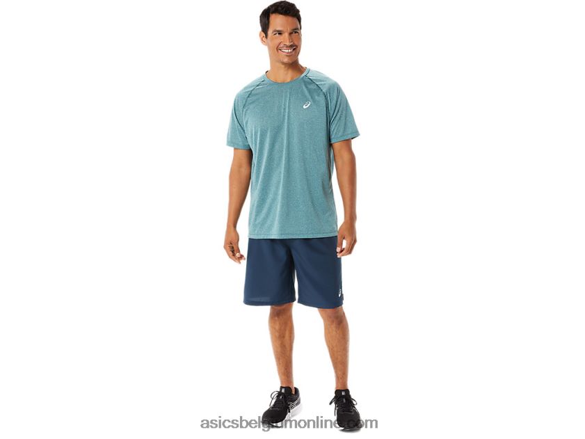 heren ready-set lyte korte mouw V6HXR2944 fluwelen dennenheide Asics