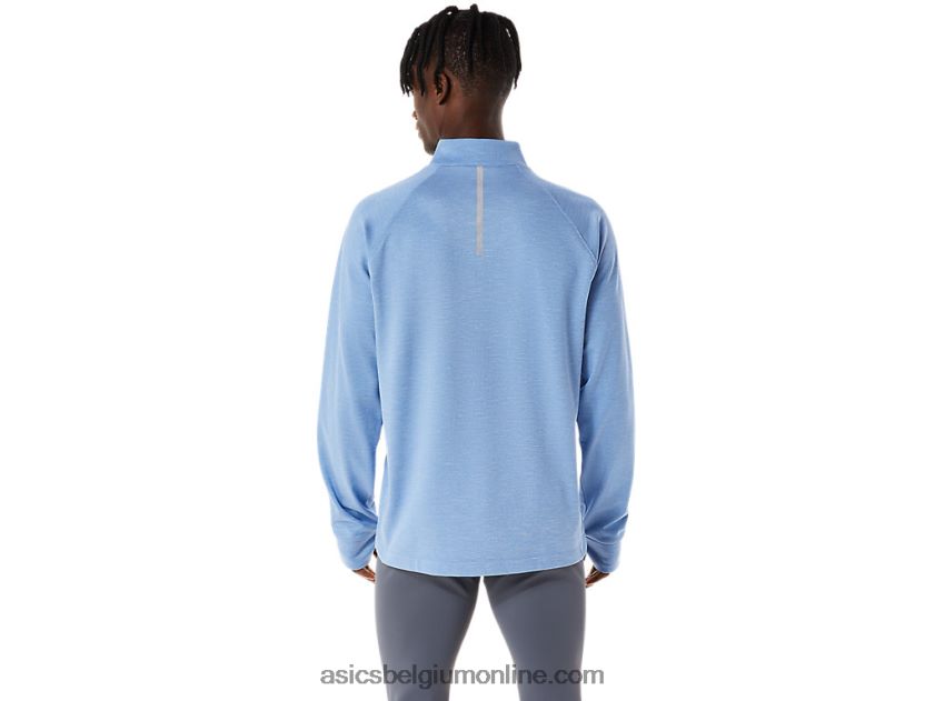 heren thermopolis winter 1/2 rits V6HXR21063 blauwe harmonie heide Asics
