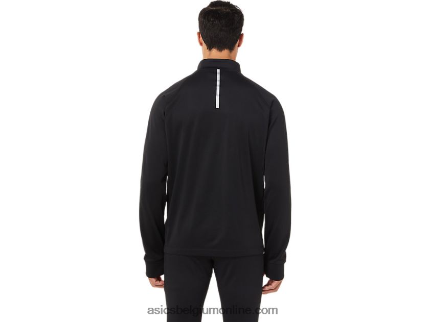 heren thermopolis winter 1/2 rits V6HXR21708 prestatie zwart Asics
