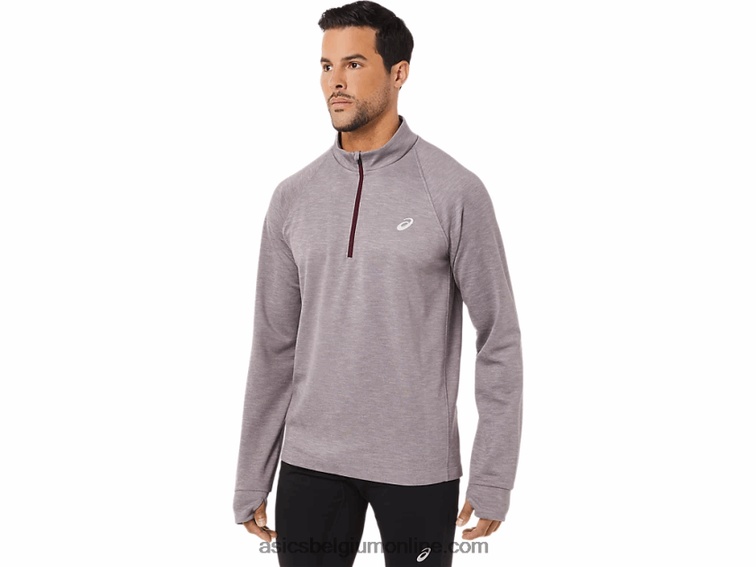 heren thermopolis winter 1/2 rits V6HXR21711 diepe marsheide Asics