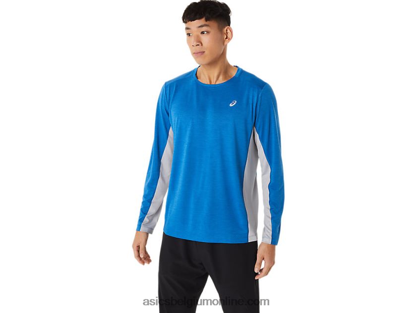 heren train sana lange mouw V6HXR21412 lake drive/piemonte grijs Asics
