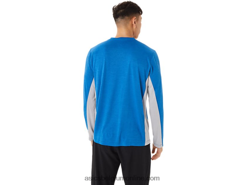 heren train sana lange mouw V6HXR21412 lake drive/piemonte grijs Asics