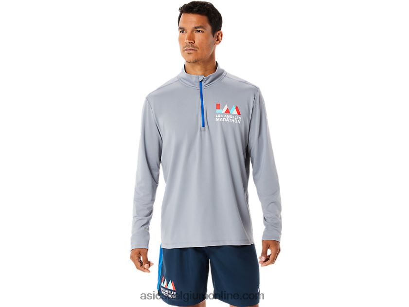 kant-en-klare halfzip lam voor heren V6HXR21340 bladrots / meer rijden Asics
