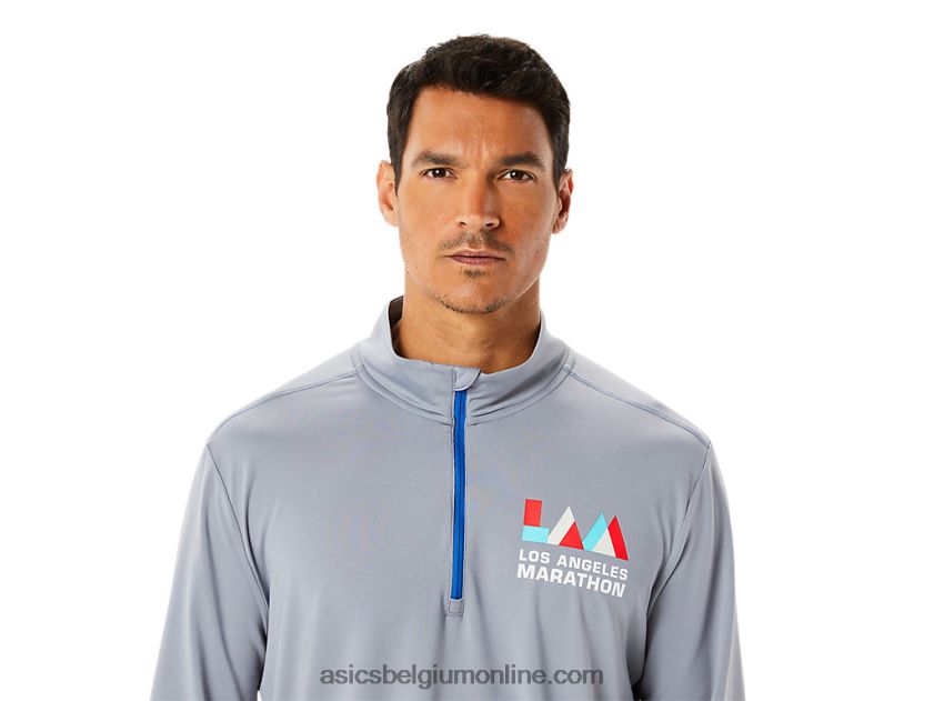 kant-en-klare halfzip lam voor heren V6HXR21340 bladrots / meer rijden Asics