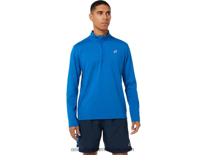 kant-en-klare halve ritssluiting voor heren V6HXR21526 meer drive/hazard groen Asics
