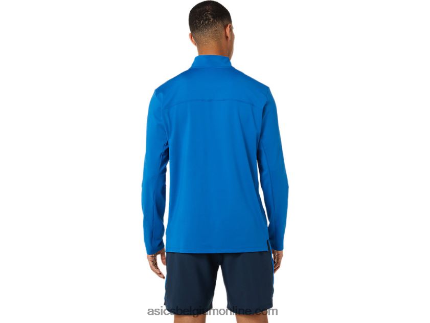kant-en-klare halve ritssluiting voor heren V6HXR21526 meer drive/hazard groen Asics