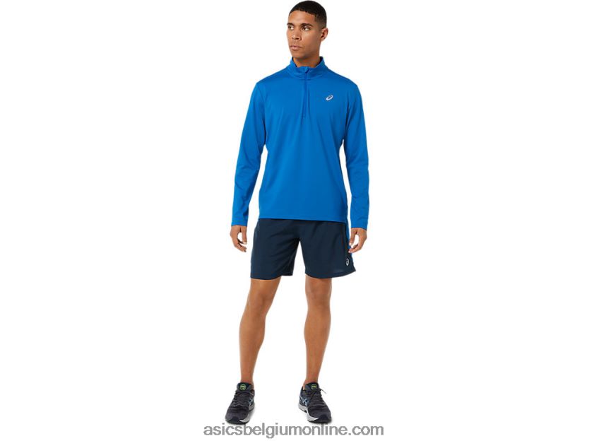 kant-en-klare halve ritssluiting voor heren V6HXR21526 meer drive/hazard groen Asics